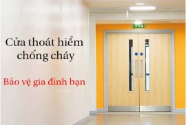 Tầm quan trọng của cửa thoát hiểm chống cháy trong các công trình